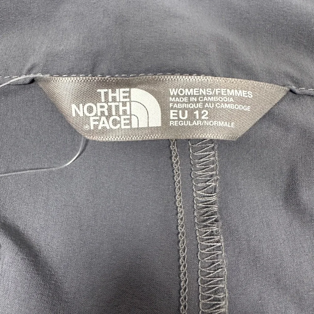 The North Face Inlux Cropped Pant Women 12 Gray Hiking Outdoor Stretch NF0A3BV5
